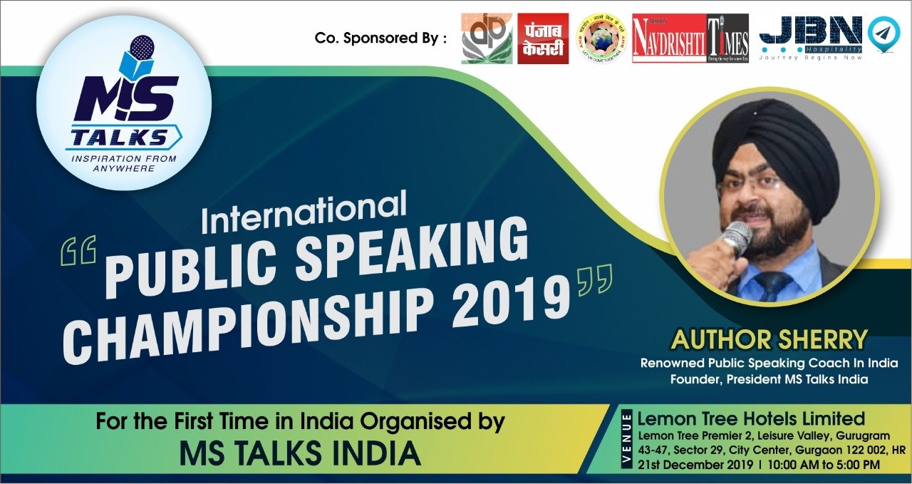 International Public Speaking Championship 2019 by MS Talks